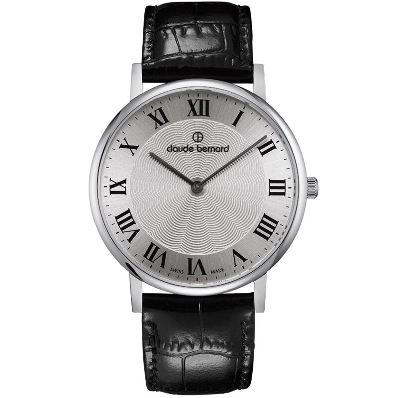 Ceas barbatesc Claude Bernard 20214 3 AR Quartz Argintiu