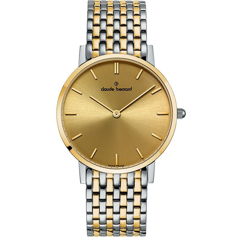 Ceas barbatesc Claude Bernard 20202 357JM DI Quartz Argintiu, Auriu