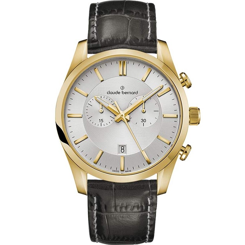 Ceas barbatesc Claude Bernard 10103 37J AID2 Quartz Auriu