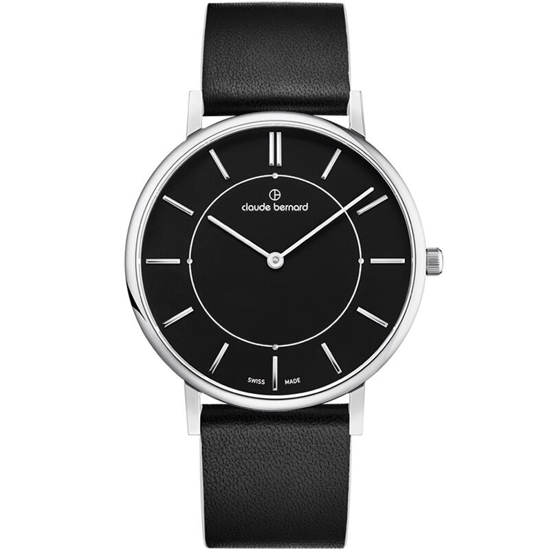 Ceas barbatesc Claude Bernard 20219 3C NINB Quartz Argintiu