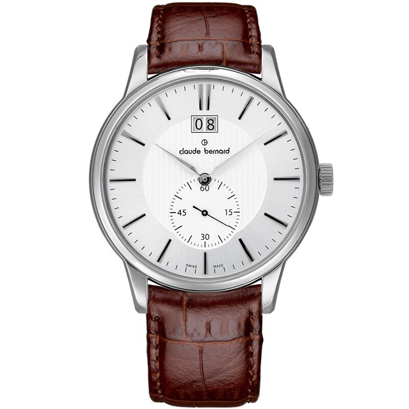 Ceas barbatesc Claude Bernard 64005 3 AIN Quartz Argintiu