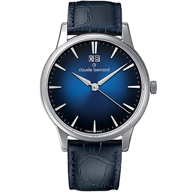 Ceas barbatesc Claude Bernard 63003 3 BUIN1 Quartz Argintiu