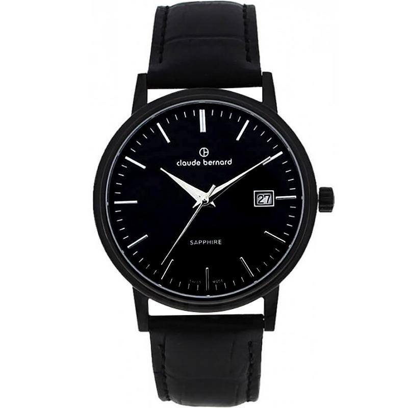 Ceas barbatesc Claude Bernard 53007 37N NIN Quartz Negru