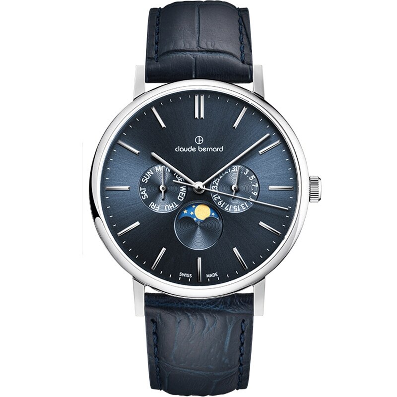 Ceas barbatesc Claude Bernard 40004 3 BUIN Quartz Argintiu