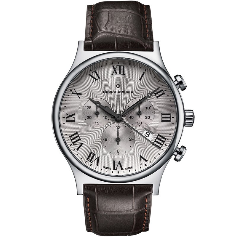 Ceas barbatesc Claude Bernard 10217 3 AR1 Quartz Argintiu