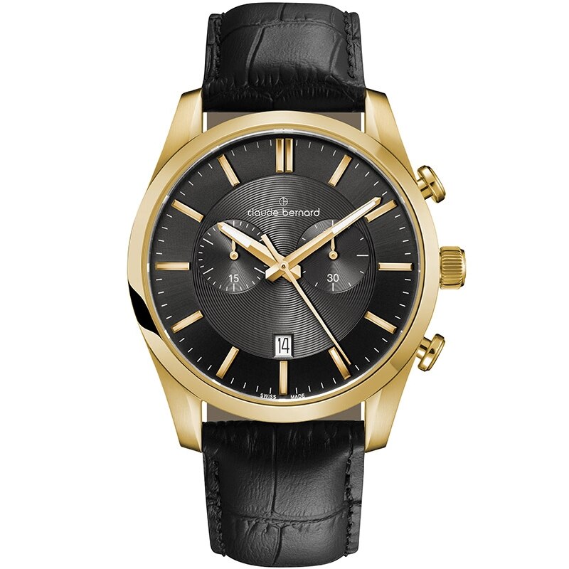 Ceas barbatesc Claude Bernard 10103 37J GID2 Quartz Auriu