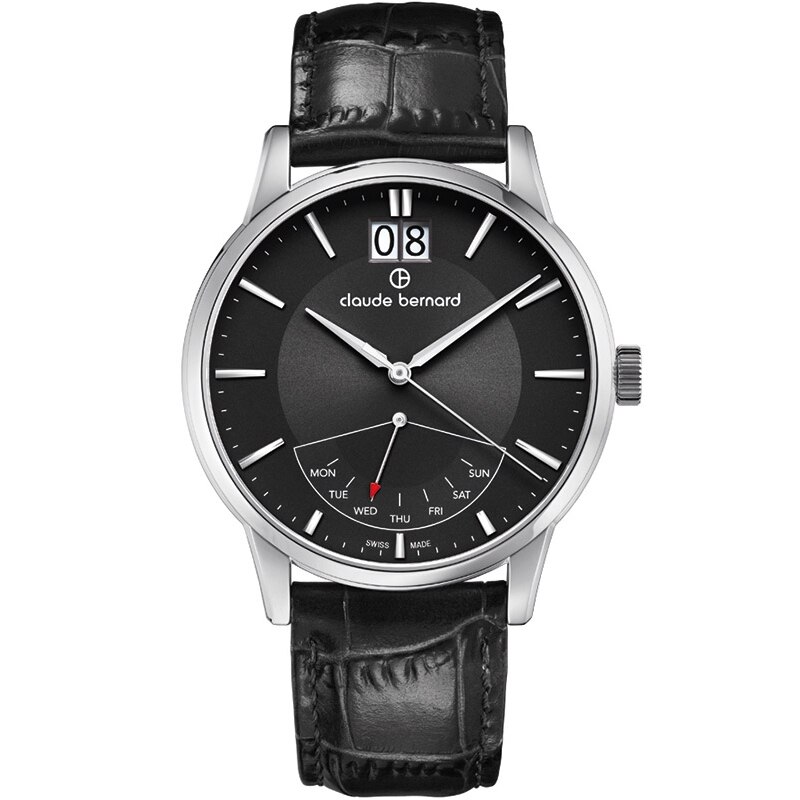 Ceas barbatesc Claude Bernard 41001 3 NIN Quartz Argintiu