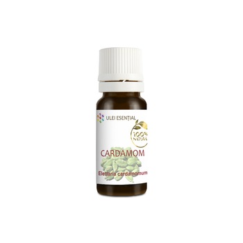 Ulei esential natural de cardamom, FlorEsential, 10ml Ulei esential natural de cardamom, FlorEsential, 10ml