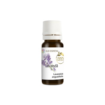 Ulei esential natural de lavanda, presat la rece, FlorEsential, 10ml Ulei esential natural de lavanda, presat la rece, FlorEsential, 10ml