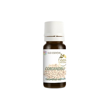 Ulei esential natural de coriandru, FlorEsential, 10ml Ulei esential natural de coriandru, FlorEsential, 10ml