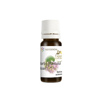 Ulei esential natural de Iarba Sfantului Ioan (salvia sclarea), FlorEsential, 10ml Ulei esential natural de Iarba Sfantului Ioan (salvia sclarea), FlorEsential, 10ml