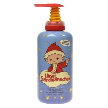 Gel de dus cu dispensor pentru copii NOVOKIDS™ Disney Originals Sandman , 1000 ml, non-toxic, aroma de piersica , model Sandman Gel de dus cu dispensor pentru copii NOVOKIDS™ Disney Originals Sandman , 1000 ml, non-toxic, aroma de piersica , model Sandman
