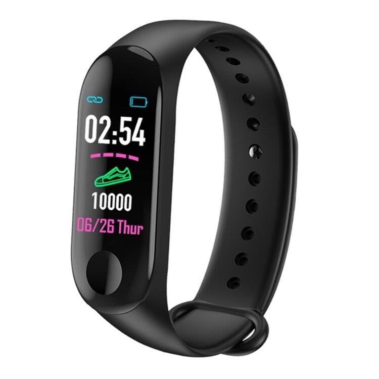 Bratara fitness TIMETECH 15, functii multiple, Bluetooth, Afisaj Pasi, Puls, Senzor performant