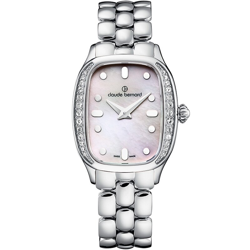 Ceas dama Claude Bernard 20218 3PM NAIN Quartz Argintiu