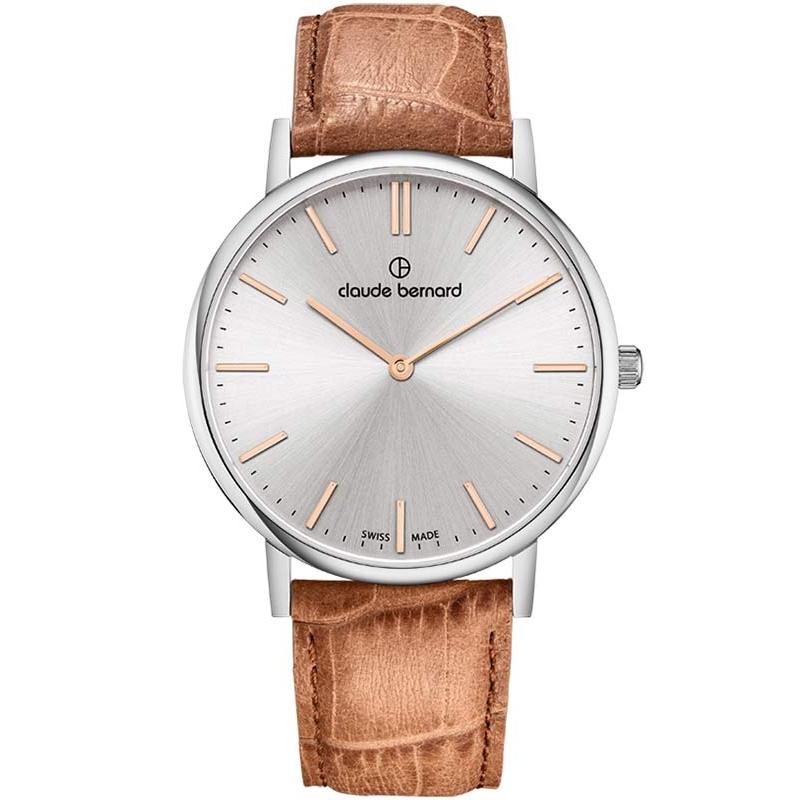 Ceas dama Claude Bernard 20219 3 AIR Quartz Argintiu