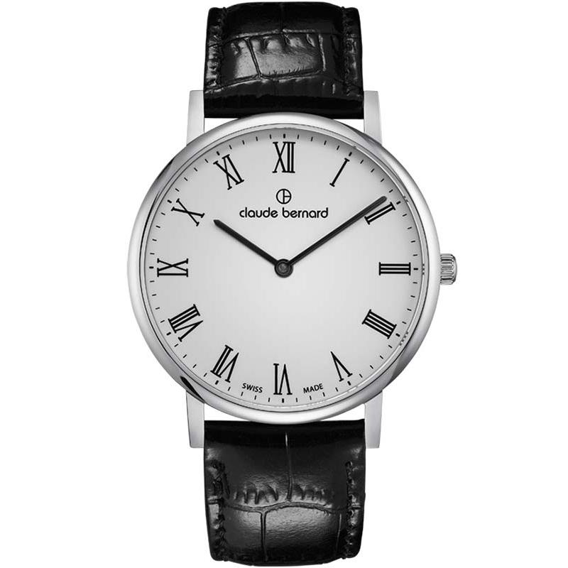 Ceas dama Claude Bernard 20219 3 BR Quartz Argintiu