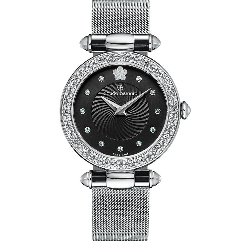 Ceas dama Claude Bernard 20504 3PM NPN2 Quartz Argintiu