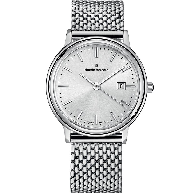 Ceas dama Claude Bernard 54005 3M AIN Quartz Argintiu