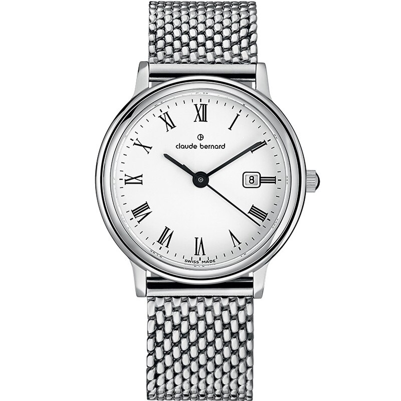 Ceas dama Claude Bernard 54005 3M BR Quartz Argintiu