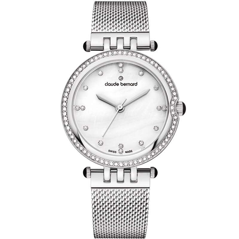 Ceas dama Claude Bernard 20085 3M APN Quartz Argintiu