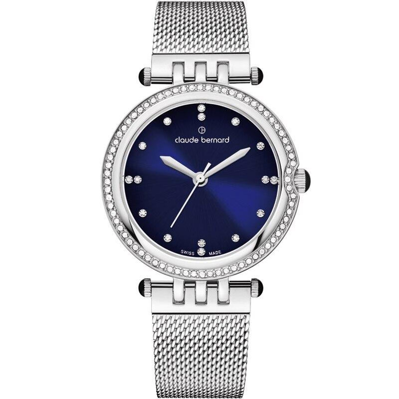 Ceas dama Claude Bernard 20085 3M BUPN Quartz Argintiu