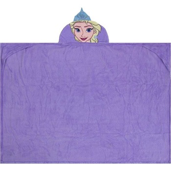 Patura copii cu gluga Frozen mov cocolino 80 x120 cm Patura copii cu gluga Frozen mov cocolino 80 x120 cm