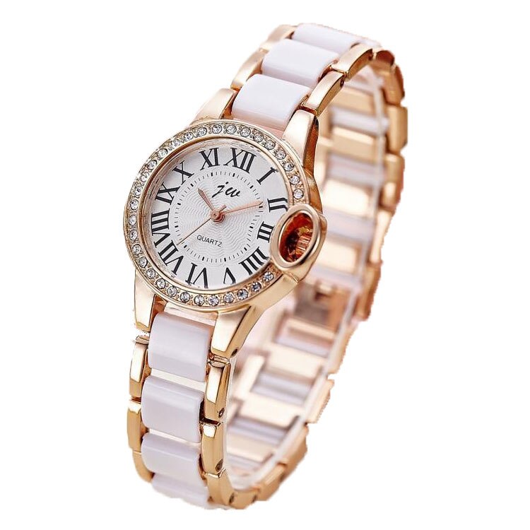 Ceas jw Dama Quartz Casual Elegant Rose, PN999846RE, curea din metal (zale), afisaj Analog