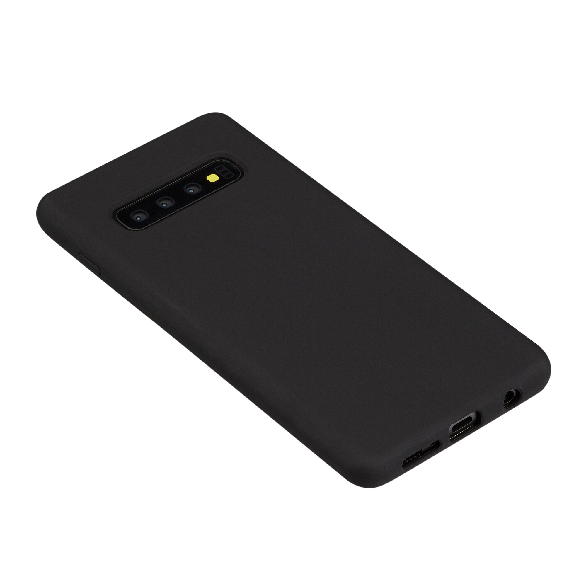 Husa Digitech Soft Matte pentru Samsung Galaxy S10 Plus, Silicon, Negru