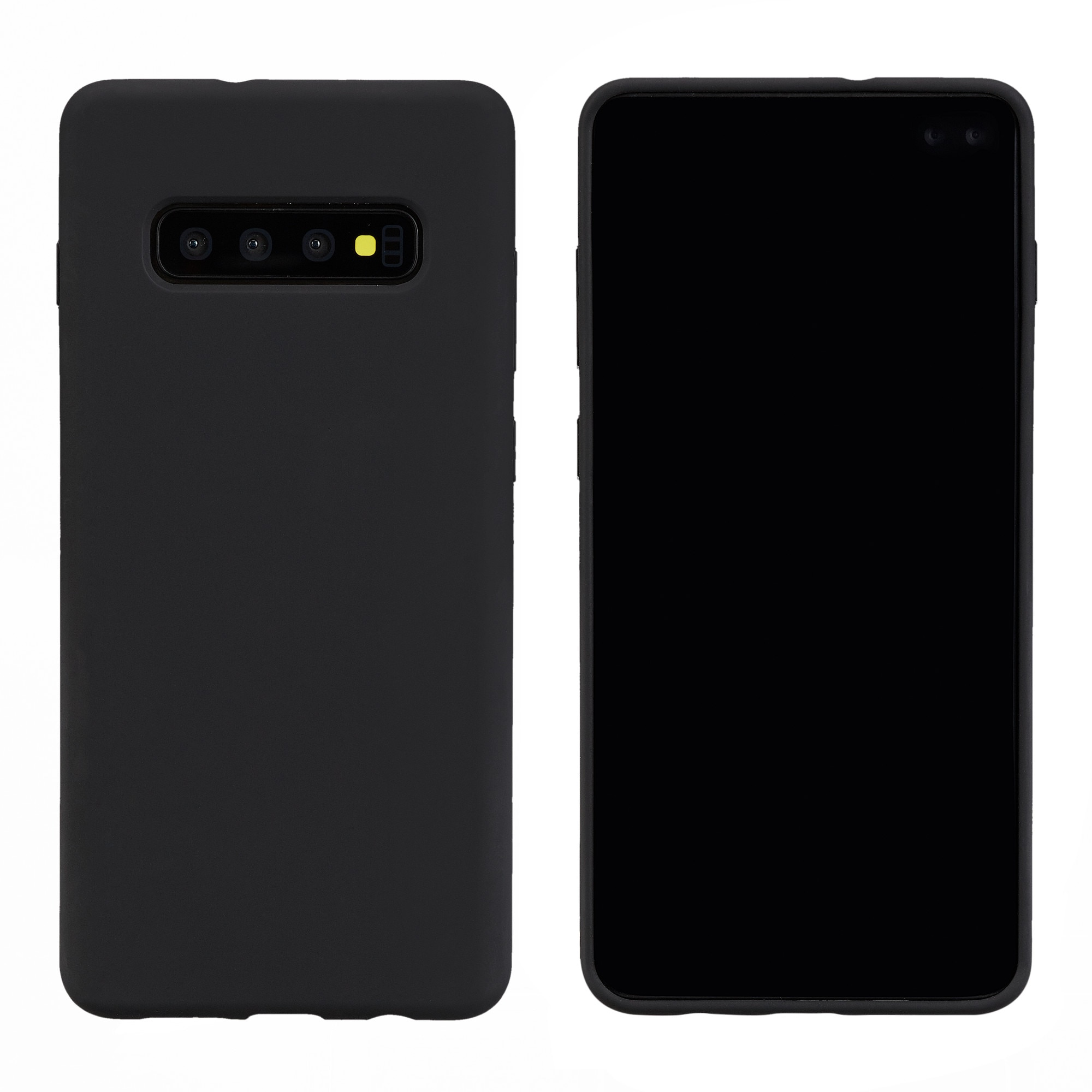 Husa Digitech Soft Matte pentru Samsung Galaxy S10 Plus, Silicon, Negru