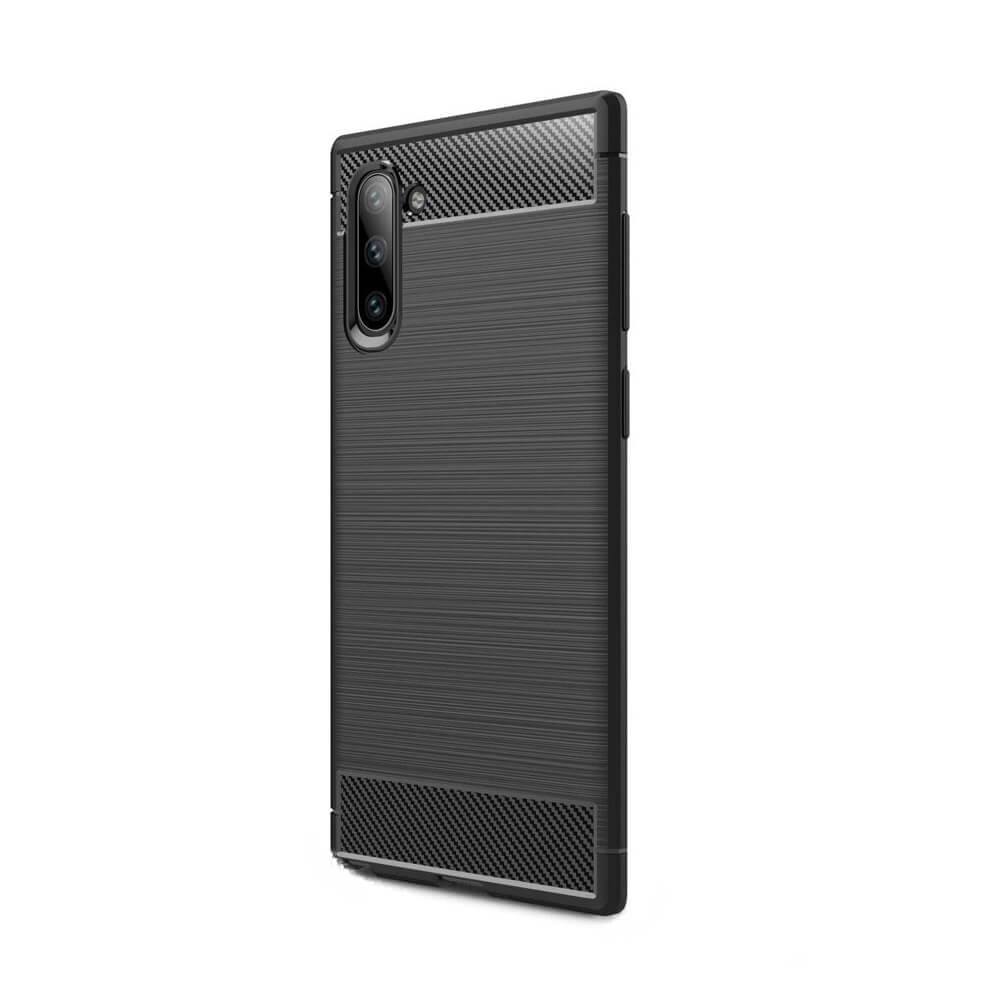 Husa Samsung Galaxy Note 10, Carbon Flexibil, Negru