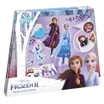 Set de artizanat Totum- Do it yourself - Figureaza Frozen cu margele Set de artizanat Totum- Do it yourself - Figureaza Frozen cu margele