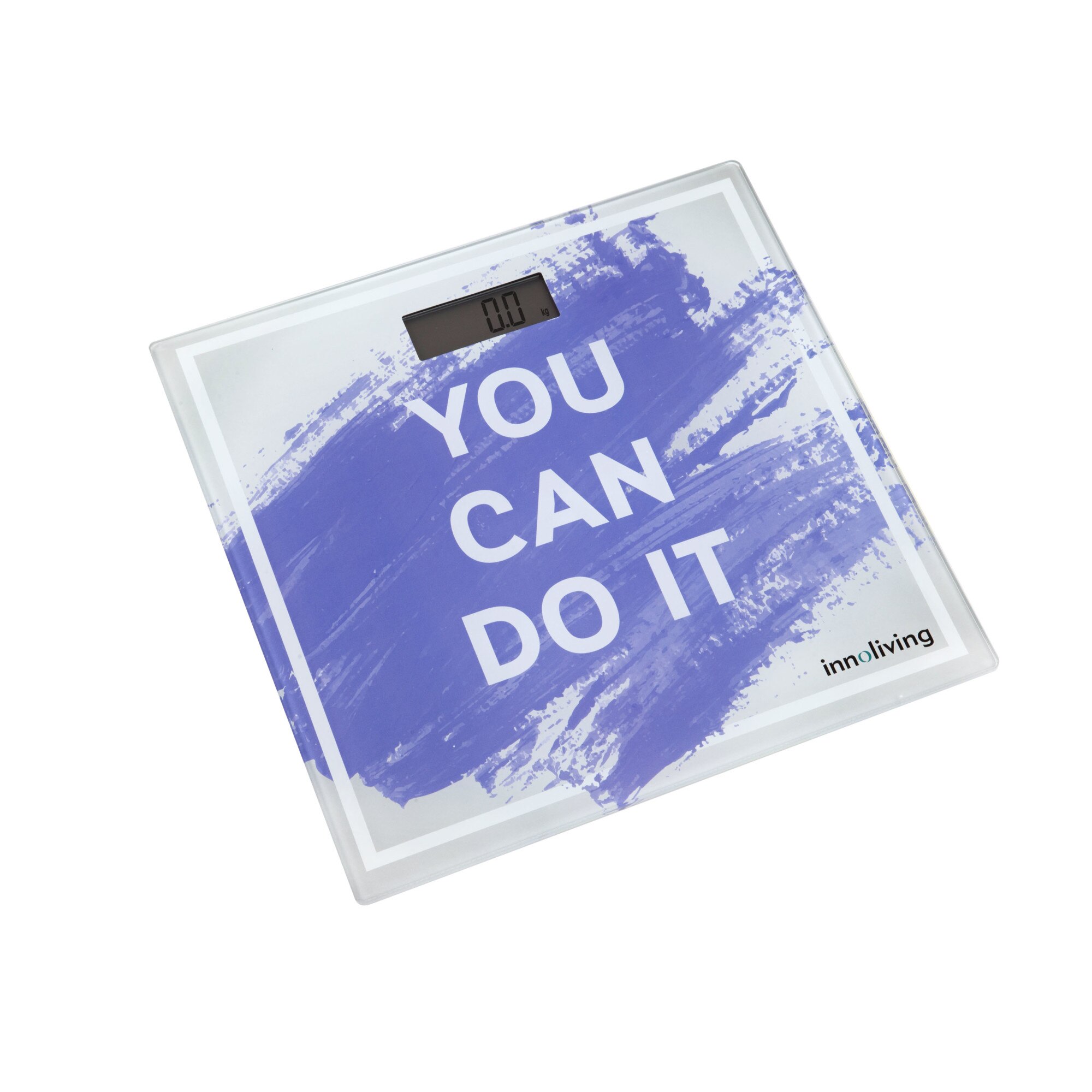 Cantar digital ultraslim cu 4 senzori de precizie Strain Gauge, max 180KG, Mov - Innoliving