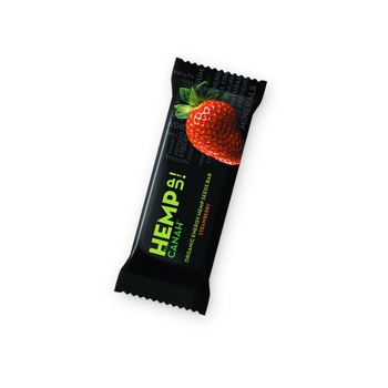Baton Hemp Up canepa cu capsuni Eco 48 g Baton Hemp Up canepa cu capsuni Eco 48 g