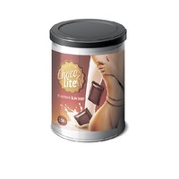 Supliment ChocoLite Slim Body, Shake cu proteine si indulcitor, 150 g, Neturelle Spania