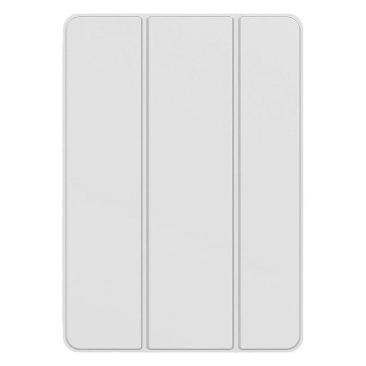 Husa smart cover compatibila cu Ipad Pro 2018, 12.9inch, inchidere magnetica, functie wake-sleep, Gri