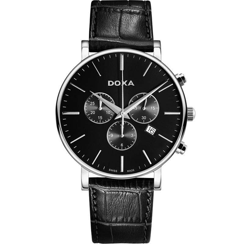 Ceas barbatesc Doxa 172.10.101.01 Quartz Argintiu