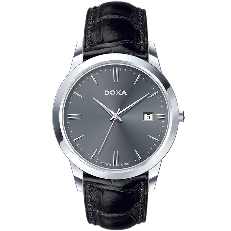 Ceas barbatesc Doxa 106.10.101.01 Quartz Argintiu