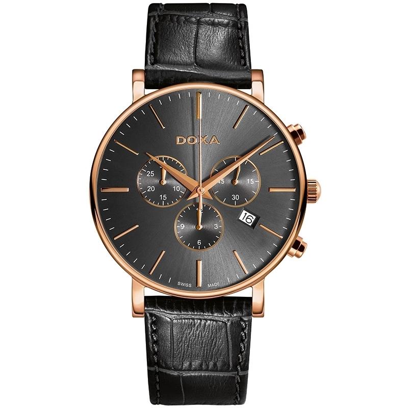 Ceas barbatesc Doxa 172.90.121.01 Quartz Rose gold