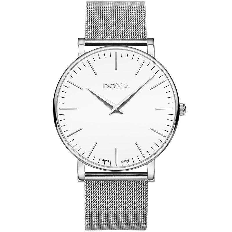 Ceas barbatesc Doxa 173.10.011.10 Quartz Argintiu