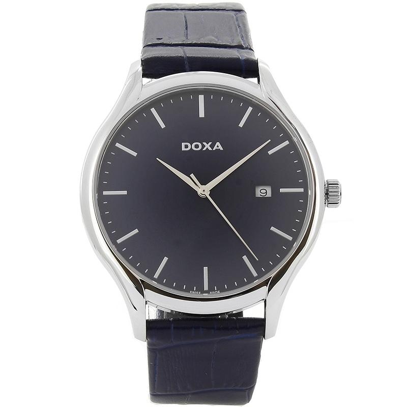 Ceas barbatesc Doxa 215.10.201.03 Quartz Argintiu