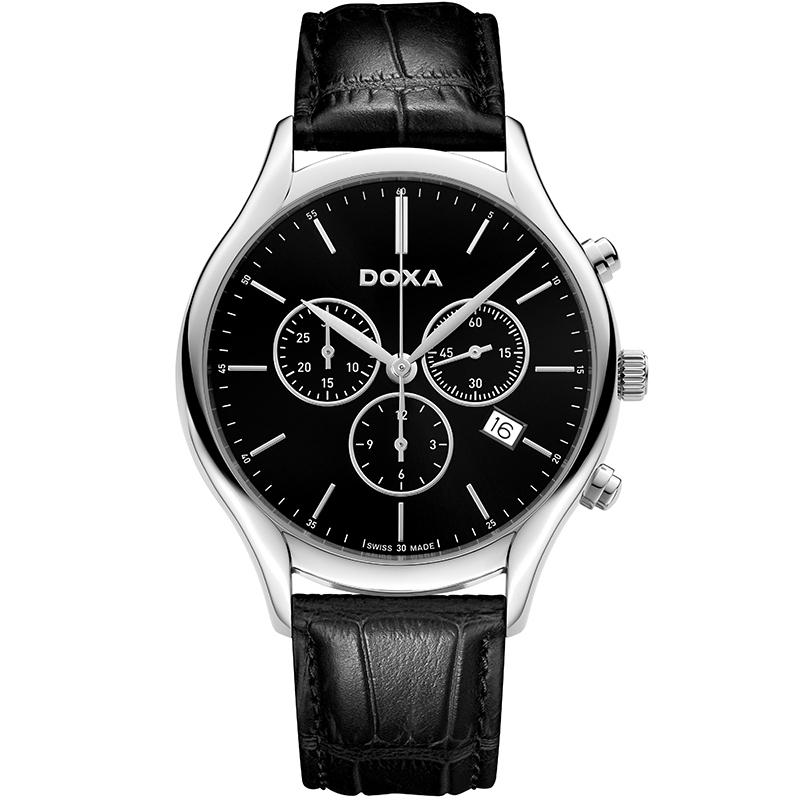 Ceas barbatesc Doxa 218.10.101.01 Quartz Argintiu