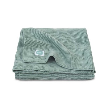 Paturica bebe, Jollein Basic Knit, 75x100 cm, tricot, verde Paturica bebe, Jollein Basic Knit, 75x100 cm, tricot, verde