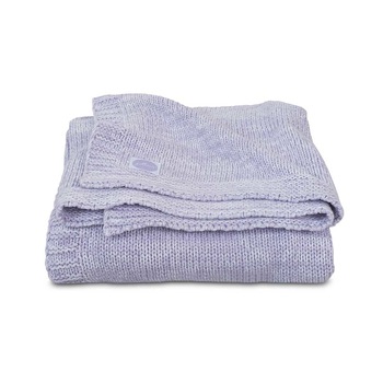 Paturica bebe, Jollein Melange, 75x100 cm, tricot, lila Paturica bebe, Jollein Melange, 75x100 cm, tricot, lila