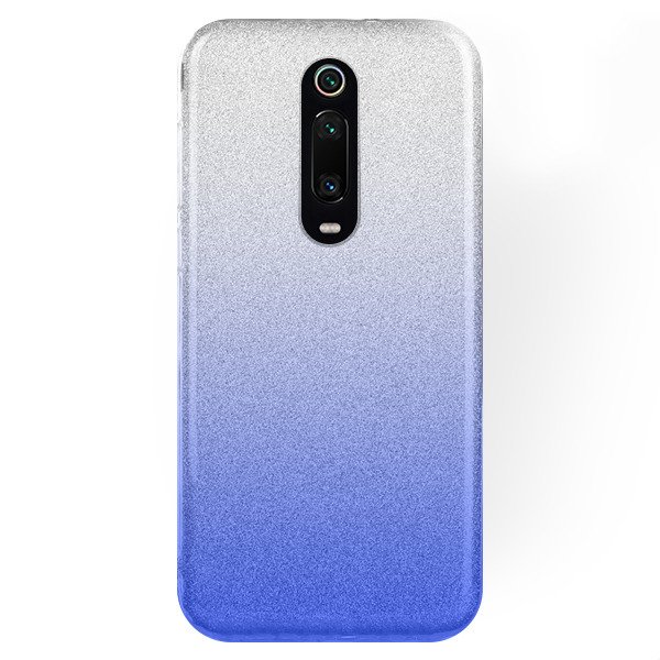 Husa Xiaomi Redmi Note 8 Pro Glitter Silver / Blue
