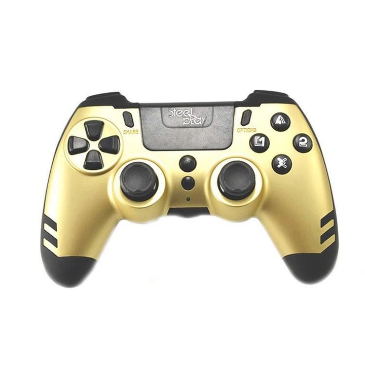 Controller Steelplay Metaltech Wireless Gold Ps4