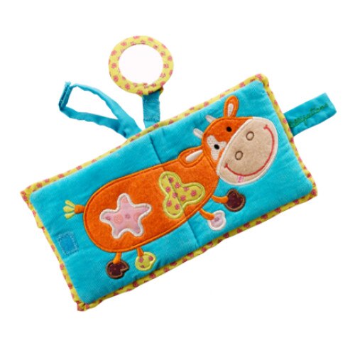 Jucarie de plus carte interactiva, Lilliputiens Farm, multicolor