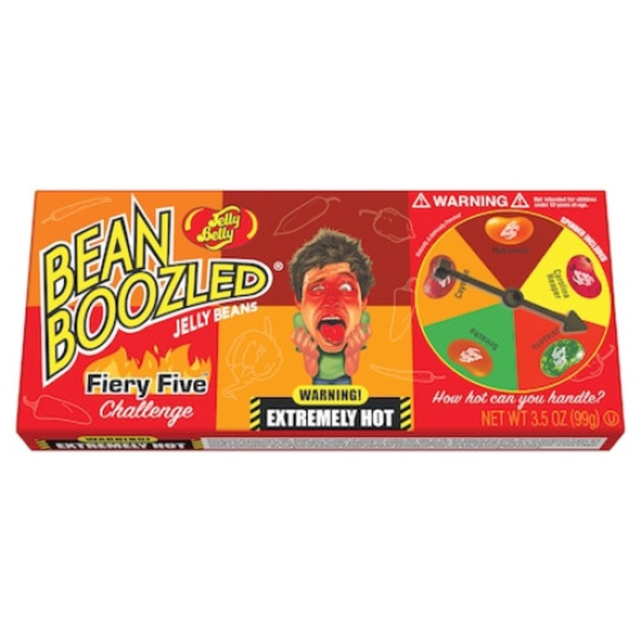 Jelly Belly, BeanBoozled Flaming Five + 100g édesség