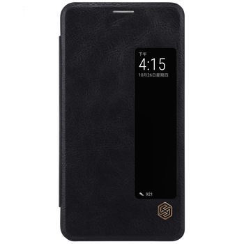 Husa tip carte din piele ecologica Nillkin Qin pentru Huawei P10 Plus - Negru Husa tip carte din piele ecologica Nillkin Qin pentru Huawei P10 Plus - Negru
