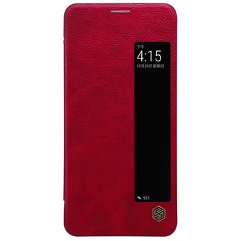Husa tip carte din piele ecologica Nillkin Qin pentru Huawei P10 Plus - Rosu Husa tip carte din piele ecologica Nillkin Qin pentru Huawei P10 Plus - Rosu