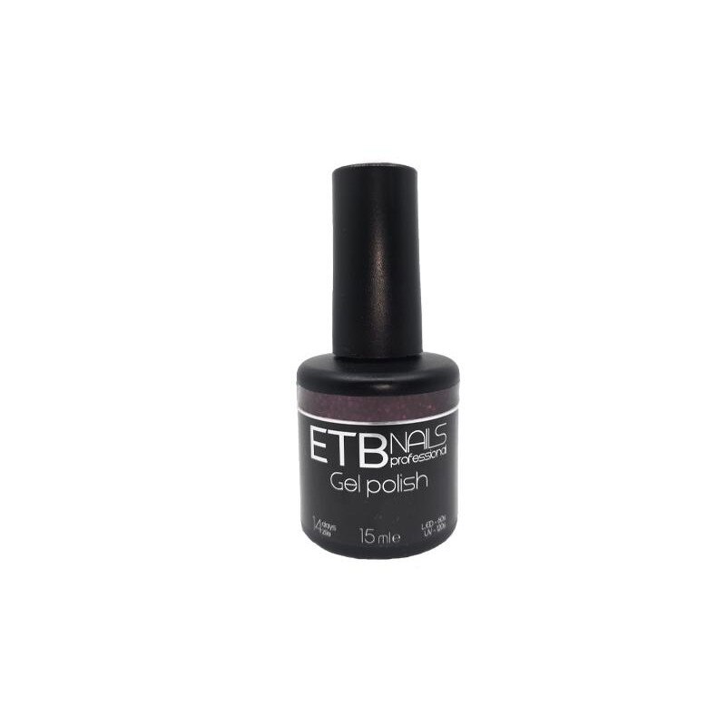 Gel de unghii permanent ETB Nails Gel Polish Muse Purple 15ml